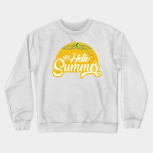 Hello Summer Crewneck Sweatshirt